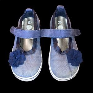 Denim Flower Shoes